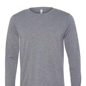 BELLA + CANVAS 3513 — Unisex Triblend Long Sleeve Tee - Image 8