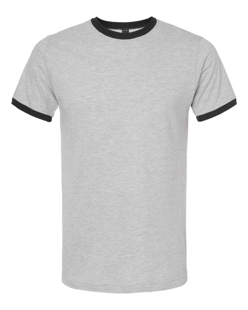 Tultex 246 — Unisex Fine Jersey Ringer T-Shirt