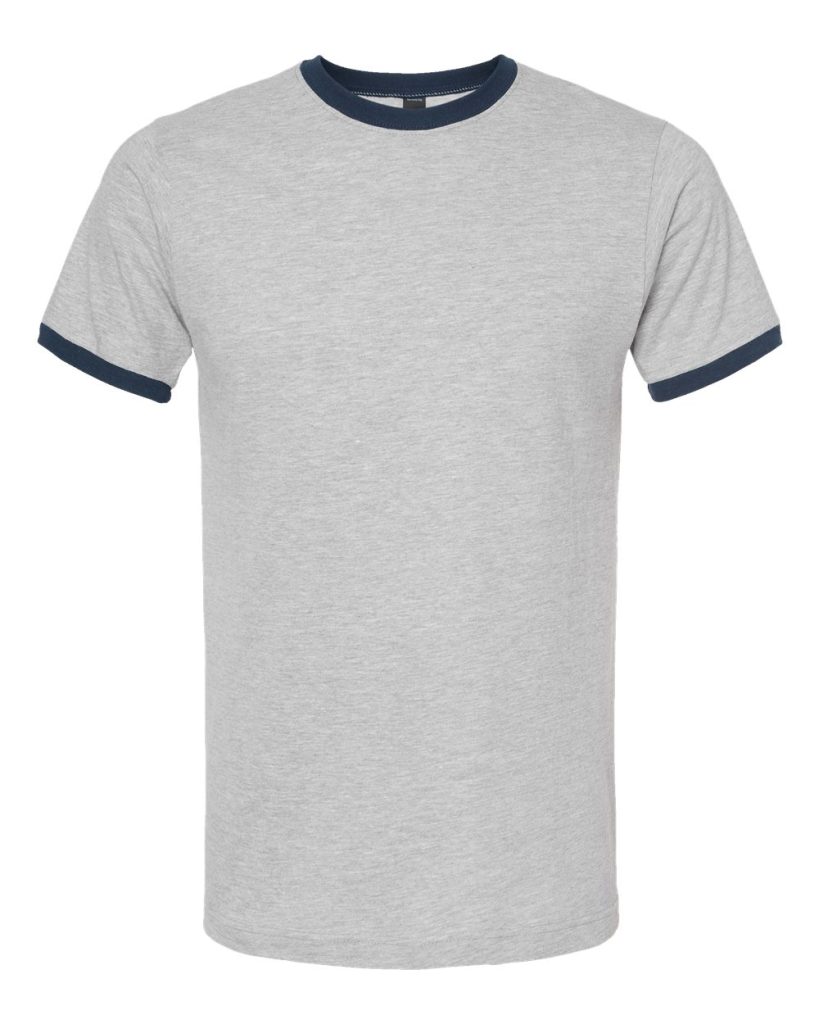 Tultex 246 — Unisex Fine Jersey Ringer T-Shirt