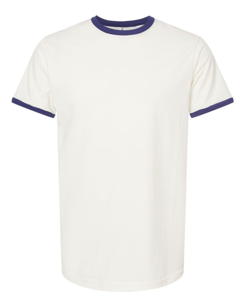 Tultex 246 — Unisex Fine Jersey Ringer T-Shirt