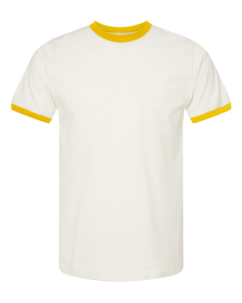 Tultex 246 — Unisex Fine Jersey Ringer T-Shirt