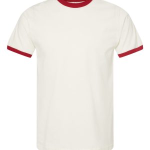 Tultex 246 — Unisex Fine Jersey Ringer T-Shirt - Image 12