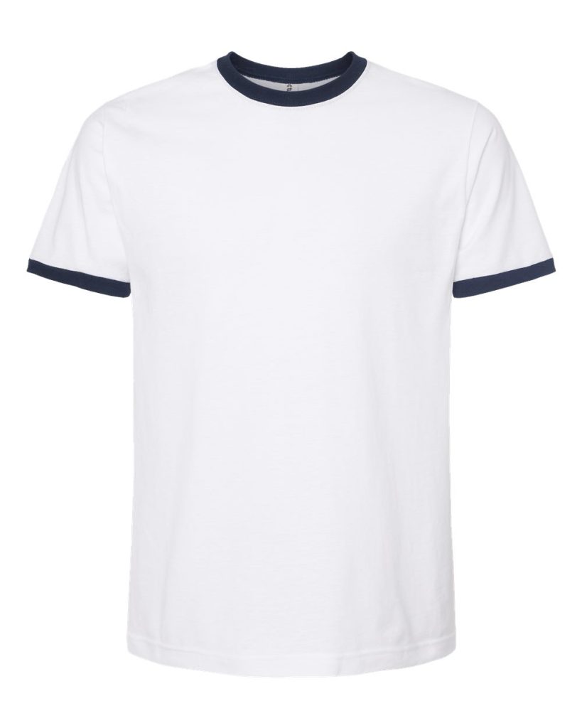 Tultex 246 — Unisex Fine Jersey Ringer T-Shirt