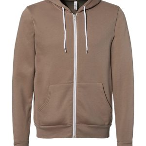 BELLA + CANVAS 3739 — Unisex Sponge Fleece Full-Zip Hoodie Sweatshirt - Image 43