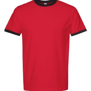 Tultex 246 — Unisex Fine Jersey Ringer T-Shirt - Image 8