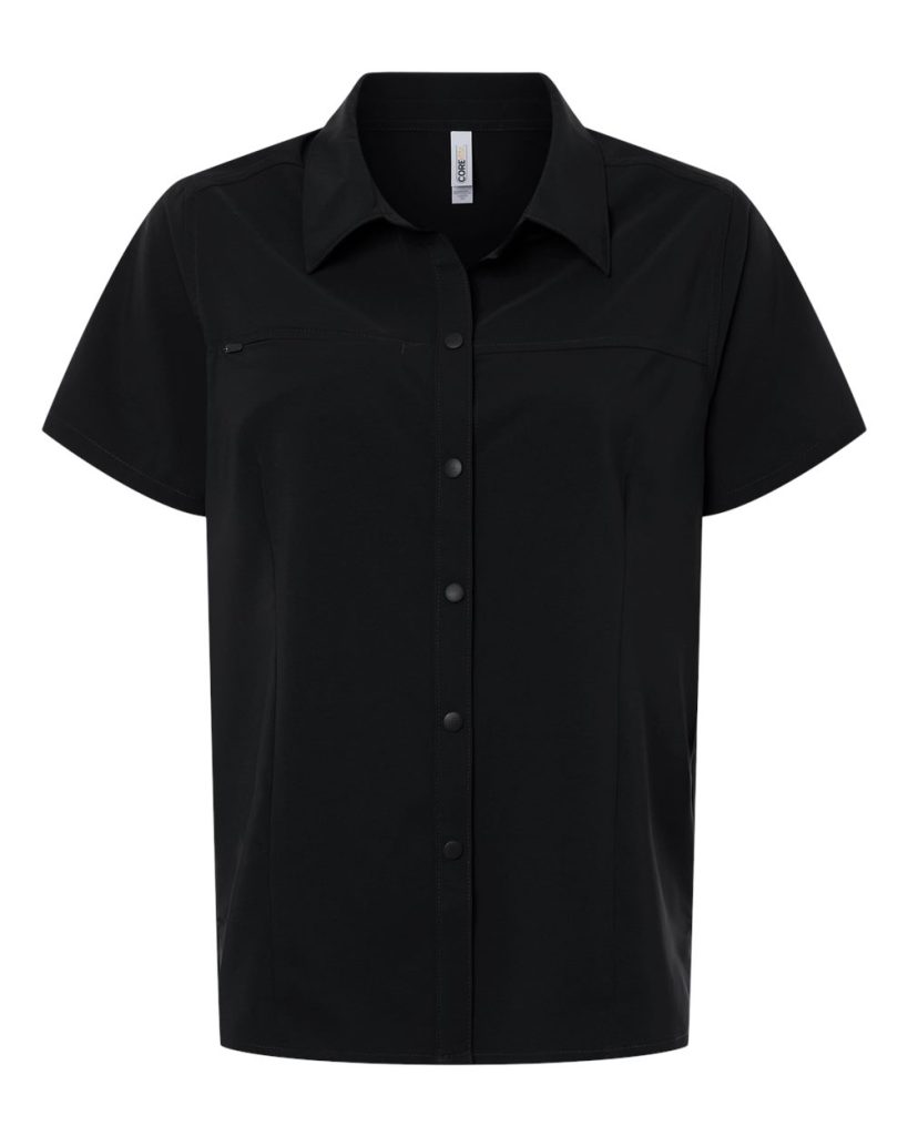 CORE365 CE520W — Women's UltraUVP Shoreline Short Sleeve Staff Shirt