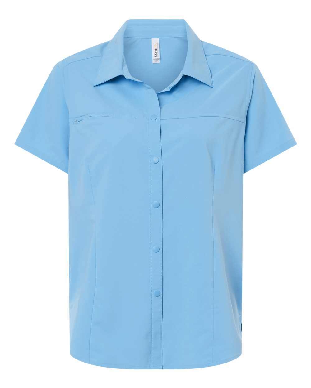 CORE365 CE520W — Women's UltraUVP Shoreline Short Sleeve Staff Shirt - Image 3