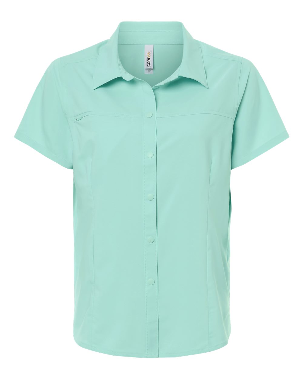 CORE365 CE520W — Women's UltraUVP Shoreline Short Sleeve Staff Shirt - Image 7