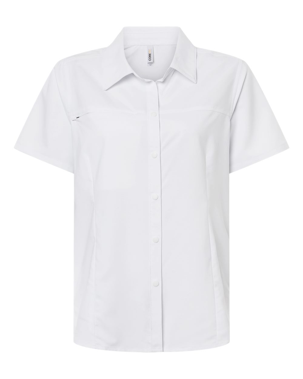 CORE365 CE520W — Women's UltraUVP Shoreline Short Sleeve Staff Shirt - Image 9