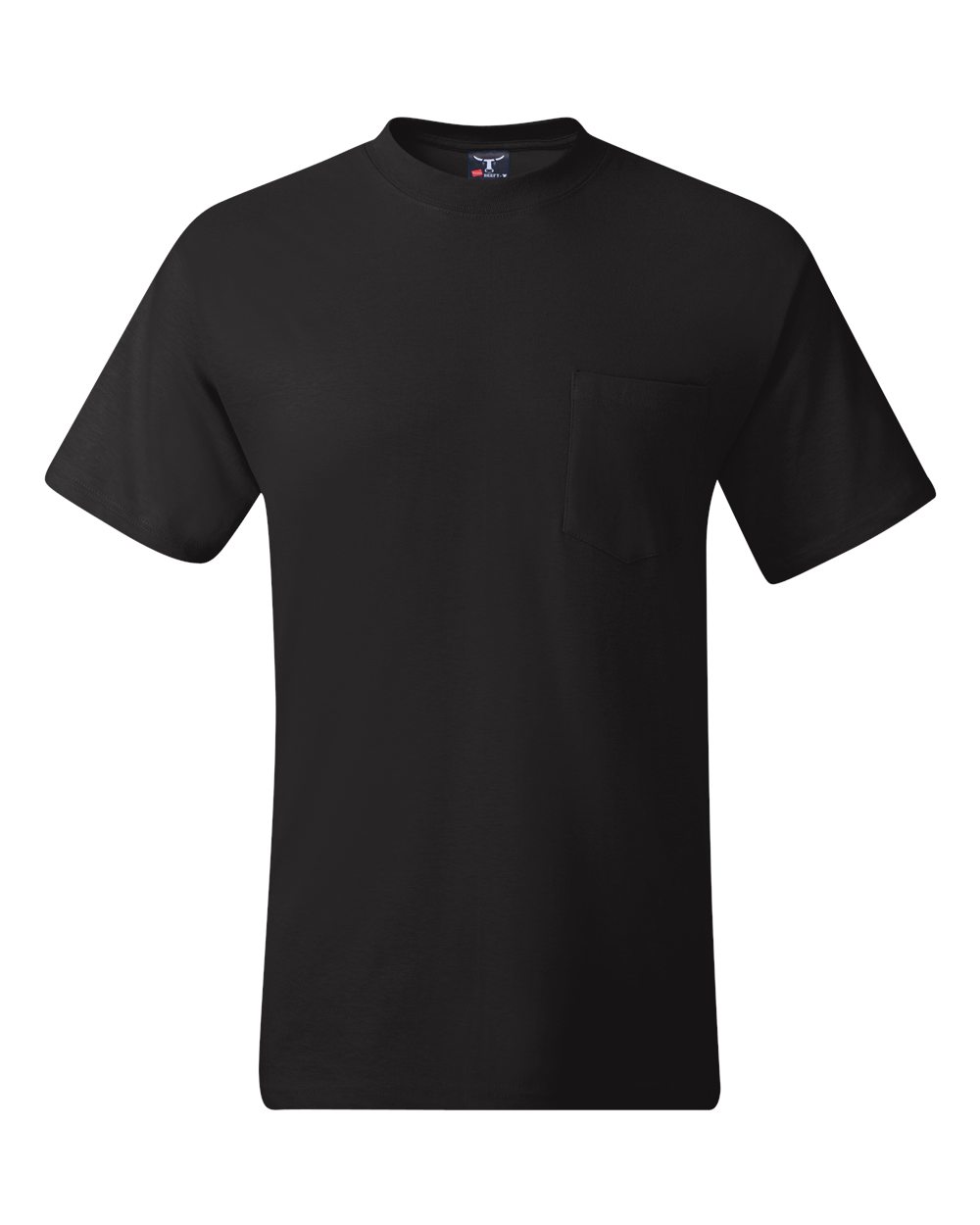 Hanes 5190 — Unisex Beefy-T® Pocket T-Shirt - Image 1