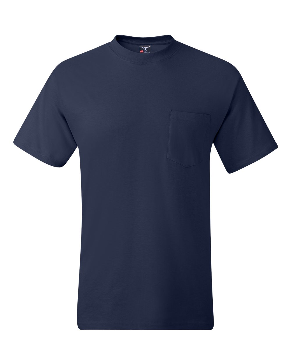 Hanes 5190 — Unisex Beefy-T® Pocket T-Shirt - Image 11