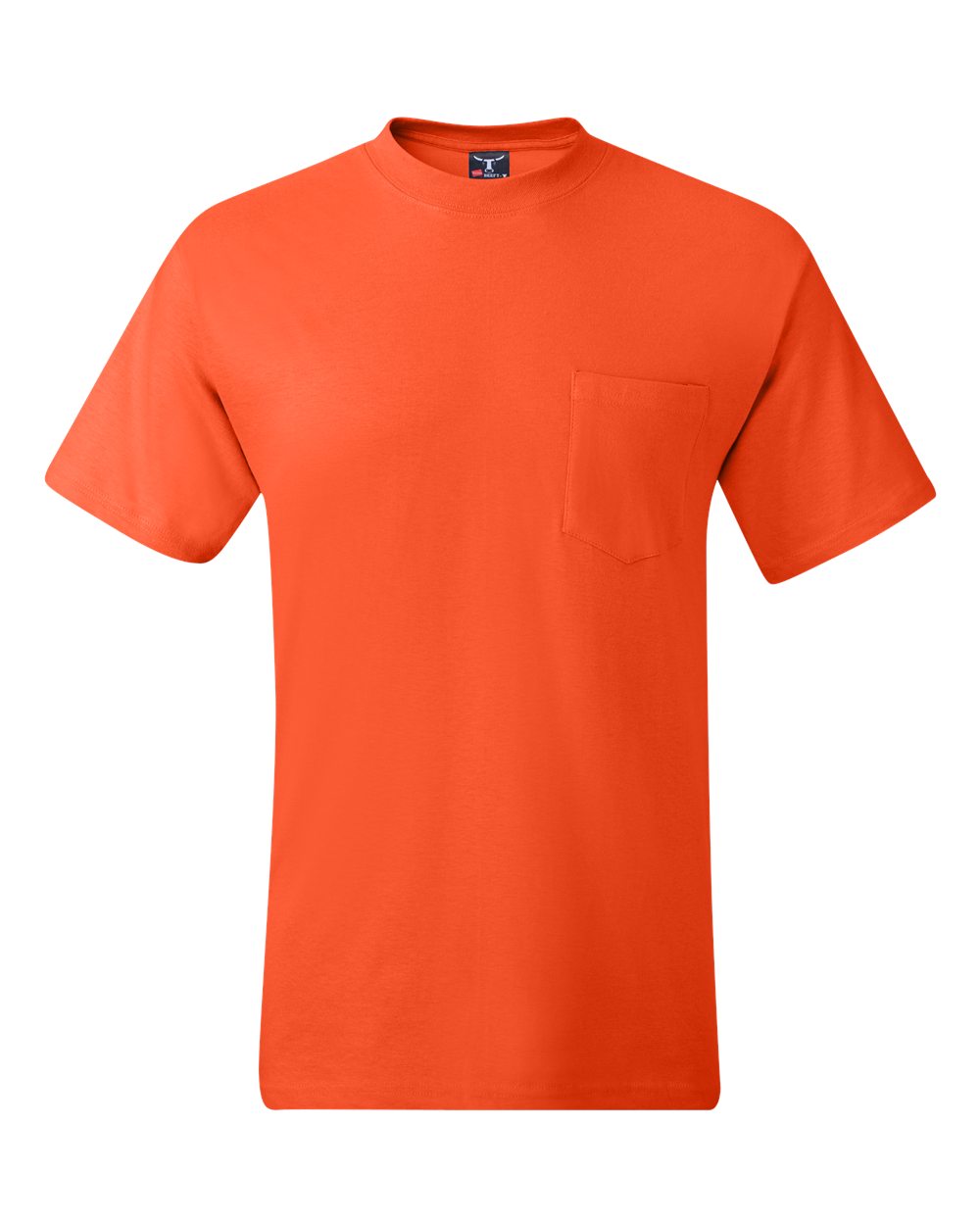 Hanes 5190 — Unisex Beefy-T® Pocket T-Shirt - Image 12