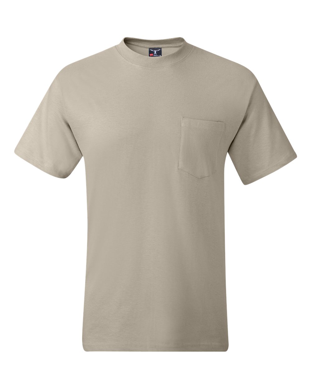 Hanes 5190 — Unisex Beefy-T® Pocket T-Shirt - Image 13