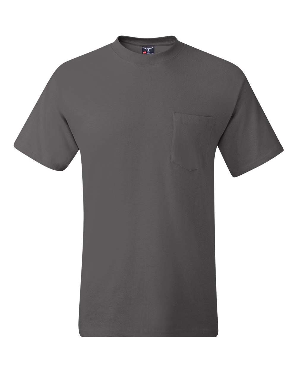 Hanes 5190 — Unisex Beefy-T® Pocket T-Shirt - Image 14