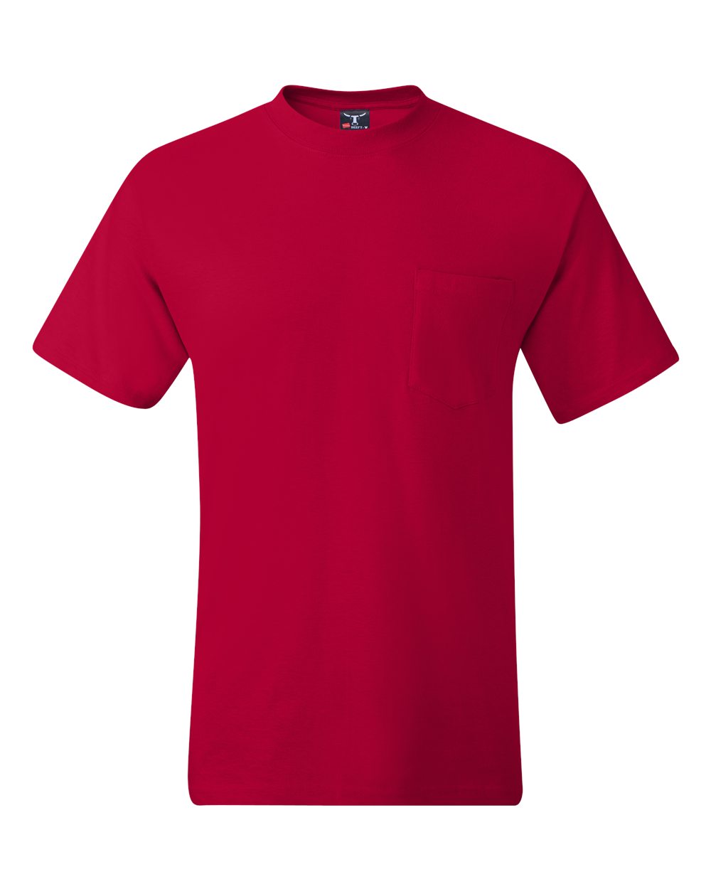 Hanes 5190 — Unisex Beefy-T® Pocket T-Shirt - Image 5