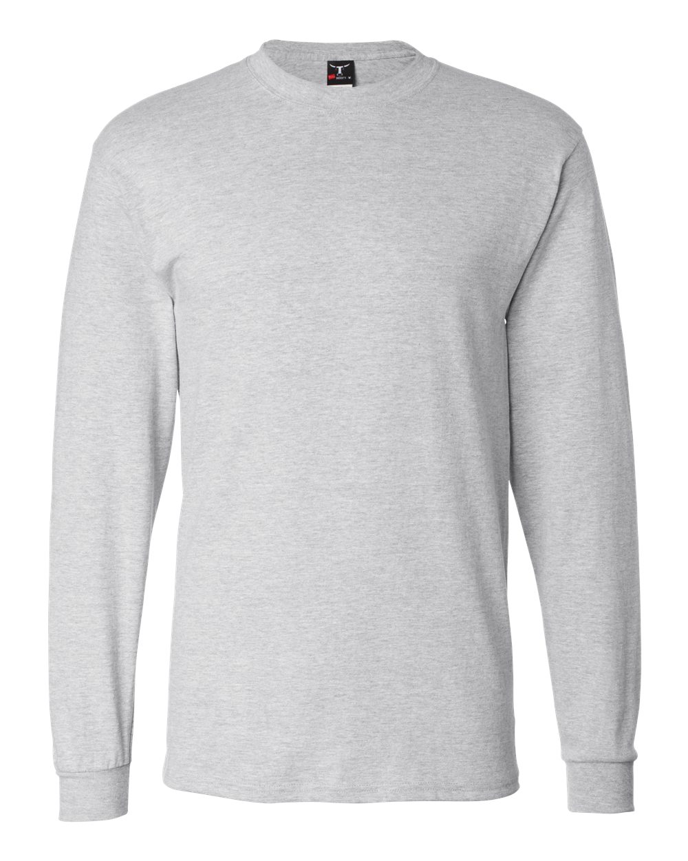 Hanes 5186 — Unisex Beefy-T® Long Sleeve T-Shirt - Image 2