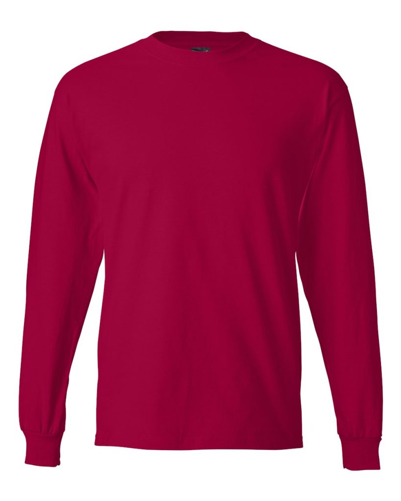 Hanes 5186 — Unisex Beefy-T® Long Sleeve T-Shirt