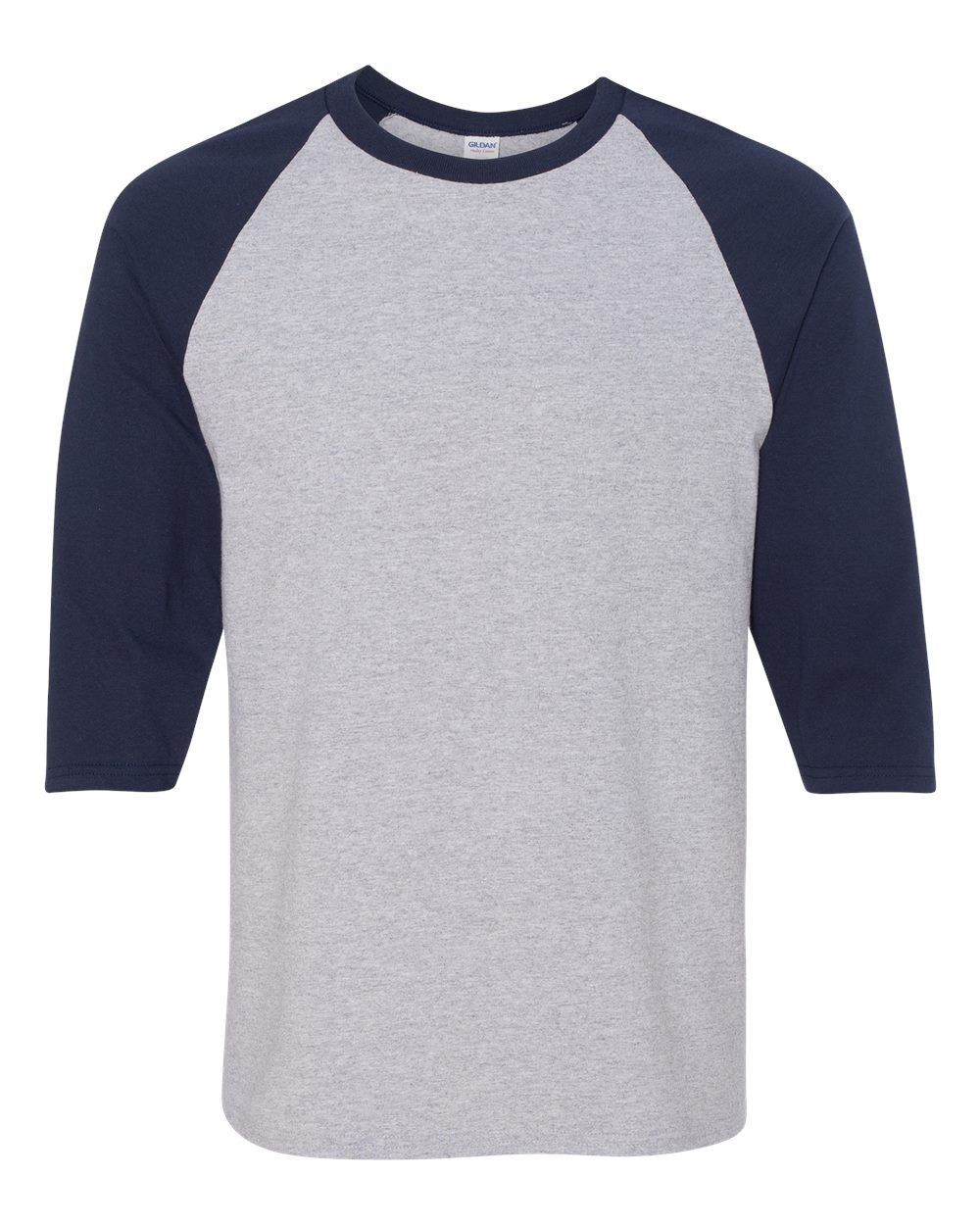 Gildan 5700 — Unisex Heavy Cotton™ Raglan Three-Quarter Sleeve T-Shirt - Image 2