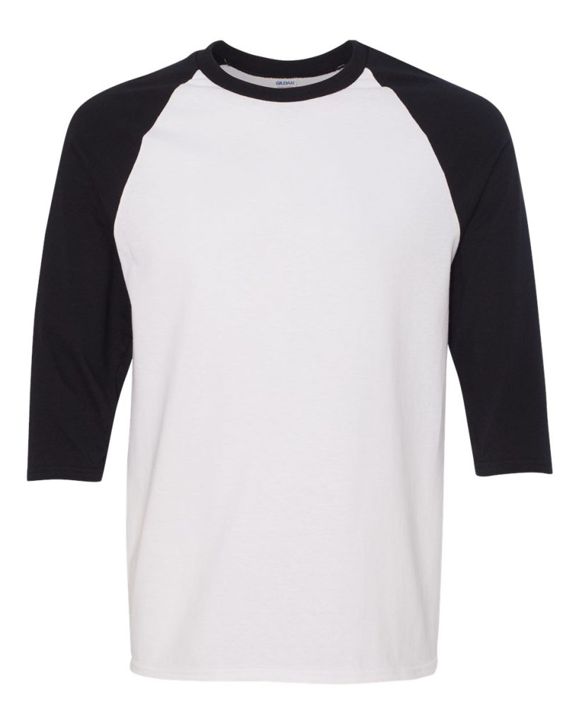 Gildan 5700 — Unisex Heavy Cotton™ Raglan Three-Quarter Sleeve T-Shirt