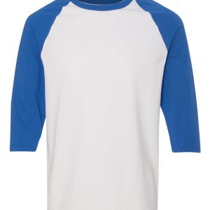 Gildan 5700 — Unisex Heavy Cotton™ Raglan Three-Quarter Sleeve T-Shirt - Image 9