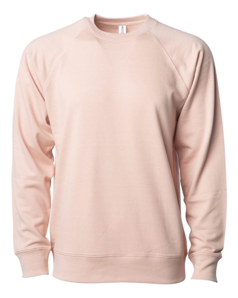 Independent Trading Co. SS1000C — Unisex Icon Lightweight Loopback Terry Crewneck Sweatshirt
