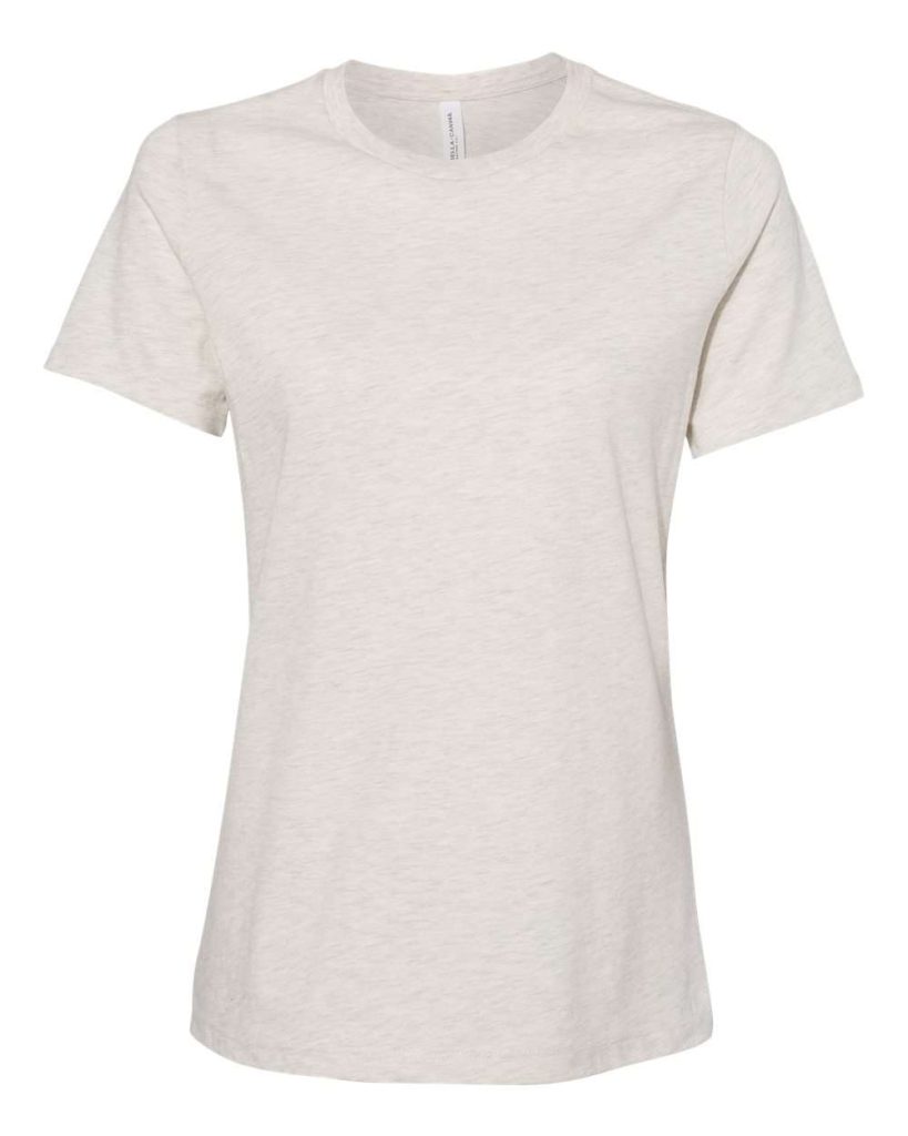 BELLA + CANVAS 6400CVC — Women’s Relaxed Fit Heather CVC Tee